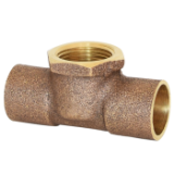 LEGEND® 302-344NL Pipe Tee, 3/4 in Nominal, C x C x FNPT End Style, Copper