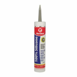 Red Devil® 0816/50 Silicone Sealant, 10.1 oz Cartridge, Gray, Proprietary Siloxane Blend Base