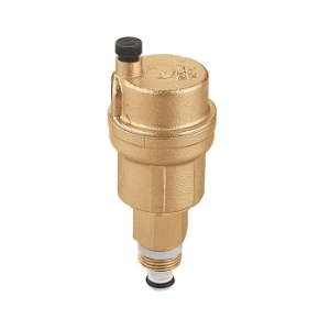 Caleffi 502710A Automatic Air Vent, 1/8 in Nominal, MNPT Connection, 150 psi Working, 240 deg F, Brass