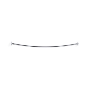 Kohler® 9349-S Expanse® Traditional Curved Shower Rod, Stainless Steel, Polished Stainless Steel