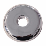 Wal-Rich 1731512 Split Escutcheon, 2 in Nominal, Plastic, Polished Chrome