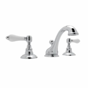 Rohl® A1408LPAPC-2 Widespread Lavatory Faucet, Country Bath Viaggio, 1.2 gpm, 3-5/16 in H Spout, 15-3/4 in Center, Polished Chrome, 2 Handles
