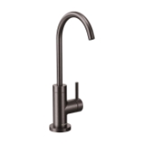 Moen® 5923BLS Align™ Pre-Rinse Spring Pulldown Kitchen Faucet, Commercial, 1.5 gpm Flow Rate, High-Arc Spout, Black/Stainless Steel, 1 Handle