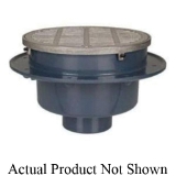 Sioux Chief FatMax™ 860-2PZ Large Capacity Floor Drain with Ring and Strainer, 2 in Outlet, Hub Connection, 9 in Grid, PVC Drain