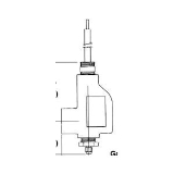 Bell & Gossett Airtrol® 112010 ATF Air Control Tank Fitting, 1/2 x 3/4 in Nominal, MNPT x FNPT, 175 psig Pressure, Cast Iron