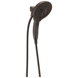 DELTA_PLB_Q2_2020_919 DELTA® 58620-RB25-PK In2ition® 2-in-1 Dual Shower Head, 6-1/16 in Dia, 2.5 gpm Flow Rate, 60 to 82 in L Hose, Venetian Bronze
