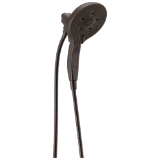 DELTA_PLB_Q2_2020_919 DELTA® 58620-RB25-PK In2ition® 2-in-1 Dual Shower Head, 6-1/16 in Dia, 2.5 gpm Flow Rate, 60 to 82 in L Hose, Venetian Bronze