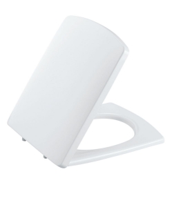 Kohler® E70004-0 Toilet Seat, Escale®, Elongated Bowl, Closed Front, Plastic, White