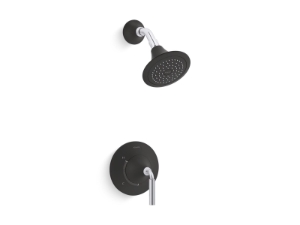 Kohler® TS27420-4-CBL TS27420-4 Shower Trim Kit, 2.5 gpm Shower, Polished Chrome With Matte Black