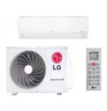 LG LSN090HSV5 HSV5 Single/Multi Zone High Efficiency Mini Split Heat Pump Fan Coil Indoor Unit, 10400 Btu/hr Heating, 9000 Btu/hr Cooling, 208-230 V, 0.4 A, 1 Phase, 60 Hz, 23.5 SEER, 14.52 EER, R410A