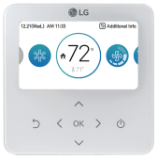 LG PREMTB101 Wired Remote Controller, 12 Voltage Rating, 32 to 104 Fahrenheit Temperature Rating