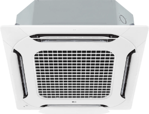 LG KNSCB301A 30,000 BTU, R32, 21 SEER2 3 x 3 4-Way Ceiling Cassette High Efficiency Single Zone Heat Pump without Grill, Indoor Unit