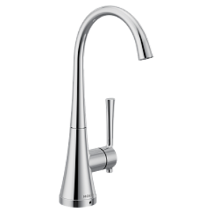 Moen® S5560 Kurv™ Transitional Beverage Faucet, 1.5 gpm, Polished Chrome, 1 Handle